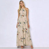 Floral Print Summer Maxi Dress