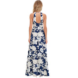 Floral Print Summer Long Maxi Dress