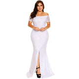 Women Off Shoulder Lace Dress