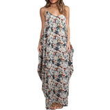 Bohemian Floral Print Long Summer Dress